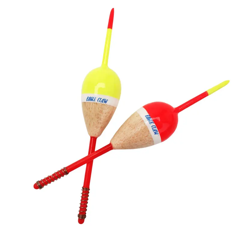 1-1/8" Oval Fixed Fishing Float – 5" Stick, Single Unit 1