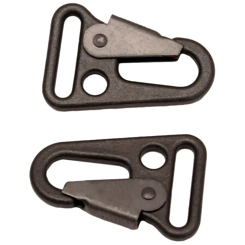 1" Heavy-Duty Alligator-Style Snaphook – Metal, Pack Of 2 1