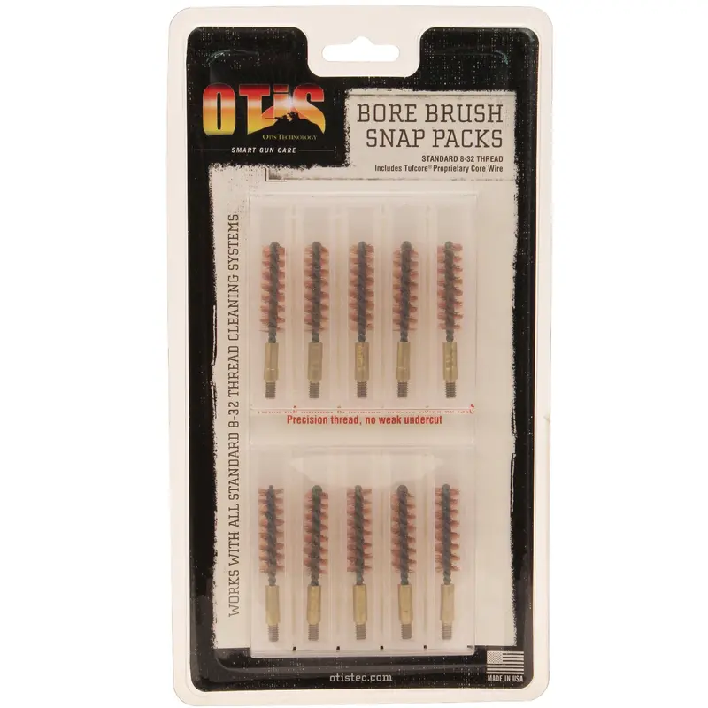 10-Pack Bronze Bore Brushes For .35 Caliber Firearms 1