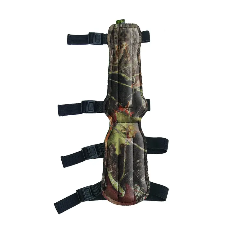 12-Inch Camo 4-Strap Molded Armguard – Protective Shooting Gear 1