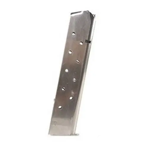 1911 11-Round Extended Magazine – Nickel Finish 1