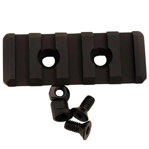 2-Inch Aluminum Keymod Rail Section – Matte Black Anodized Finish 1
