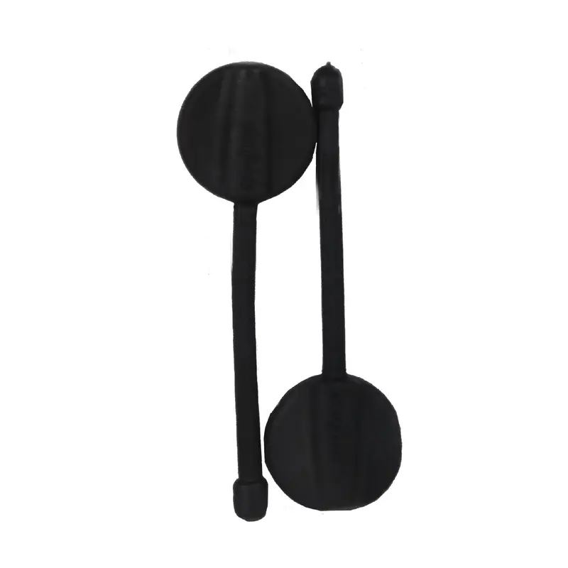 2-Inch Hanging Twist Tie – Matte Black Gear Tie 1
