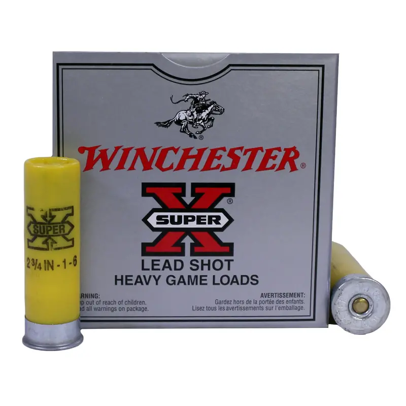 20-Gauge Super X Heavy Game Load – 2¾", 1 Oz, #6 Lead Shot (25-Count Box) 1