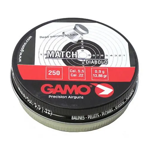 .22 Caliber Match Pellets – Flat Nose Precision Design 1