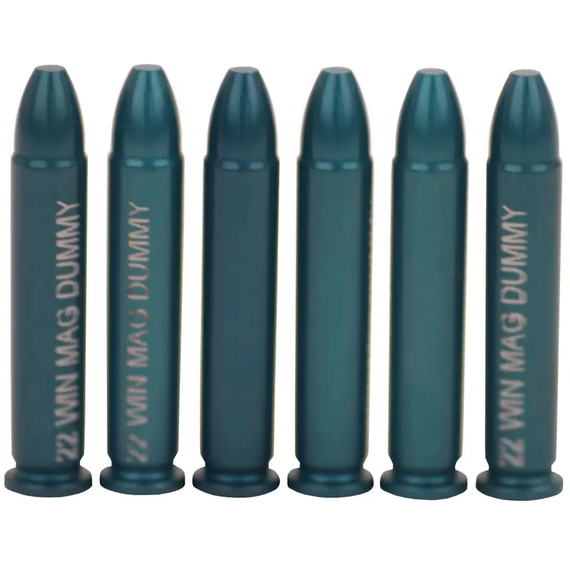 22 Winchester Magnum Dummy Rounds – Training Cartridges, 6-Pack 1