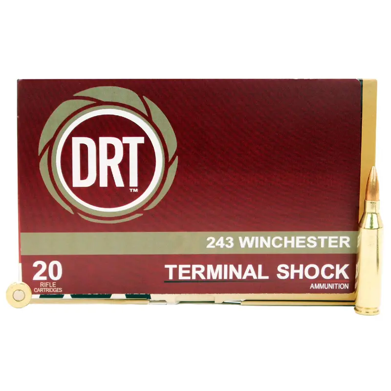 243 Winchester Ammo – 95-Grain Terminal Shock Hollow Point, Box Of 20 1