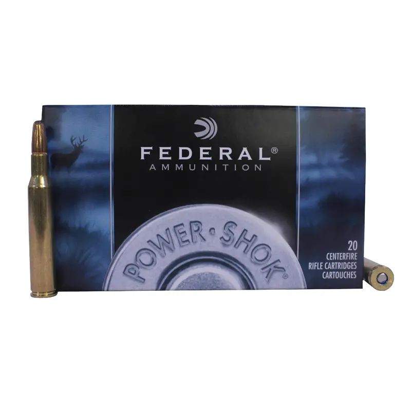 270 Winchester Power-Shok Ammo — 150 Grain, Round Nose Soft Point (Box Of 20) 1