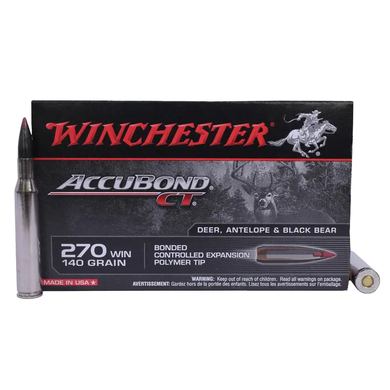 270 Winchester Supreme Expedition Big Game Ammo – 140-Grain Nosler Accubond, Box Of 20 1