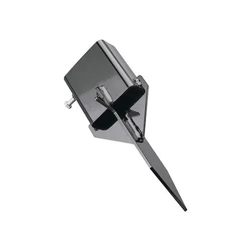 2X4 Mass Steel Ground Stake Bracket – Black Powder-Coated Anchor For Target Stands 1
