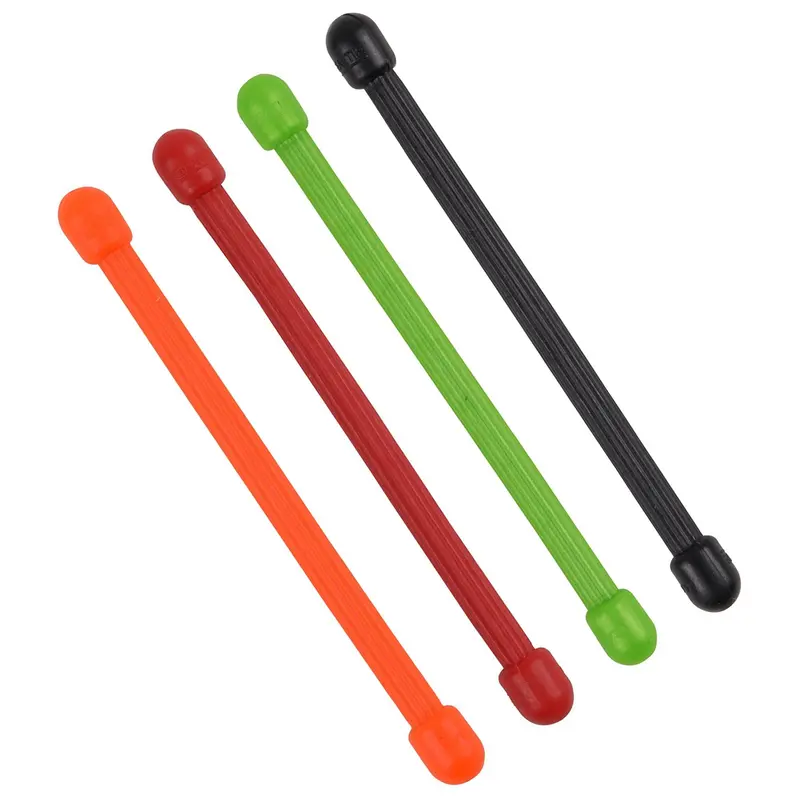 3-Inch Assorted Color Twist Ties – Orange, Green, Red, Black (4-Pack) 1