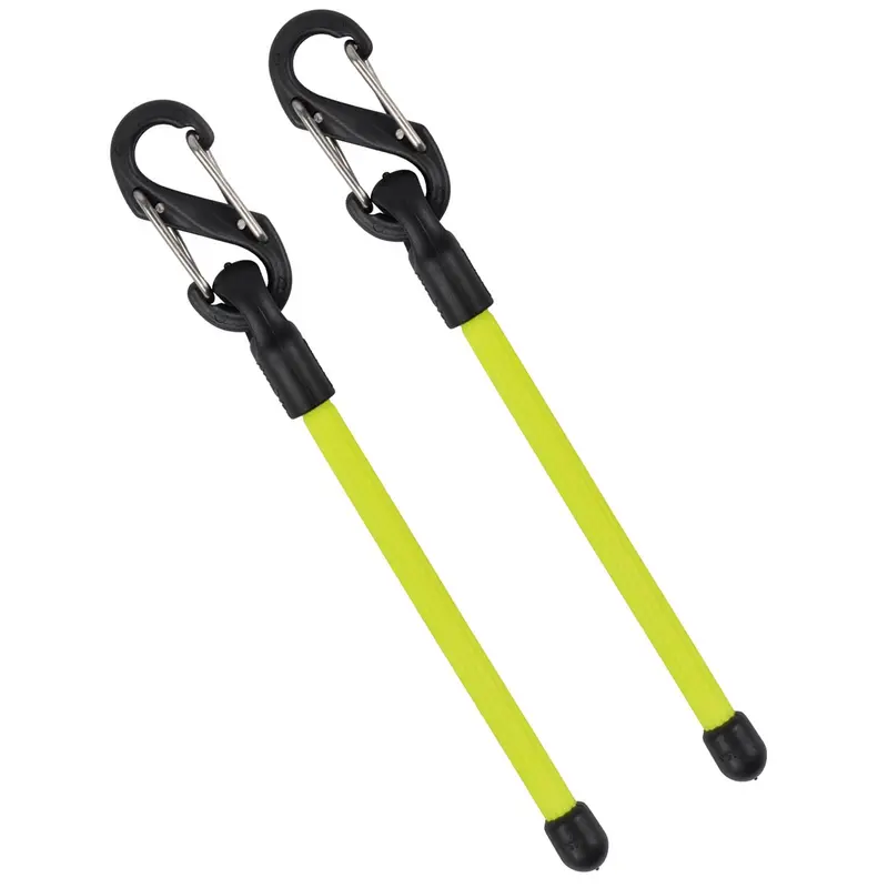 3-Inch Clippable Twist Tie For Quick Fastening – Neon Yellow (2-Pack) 1