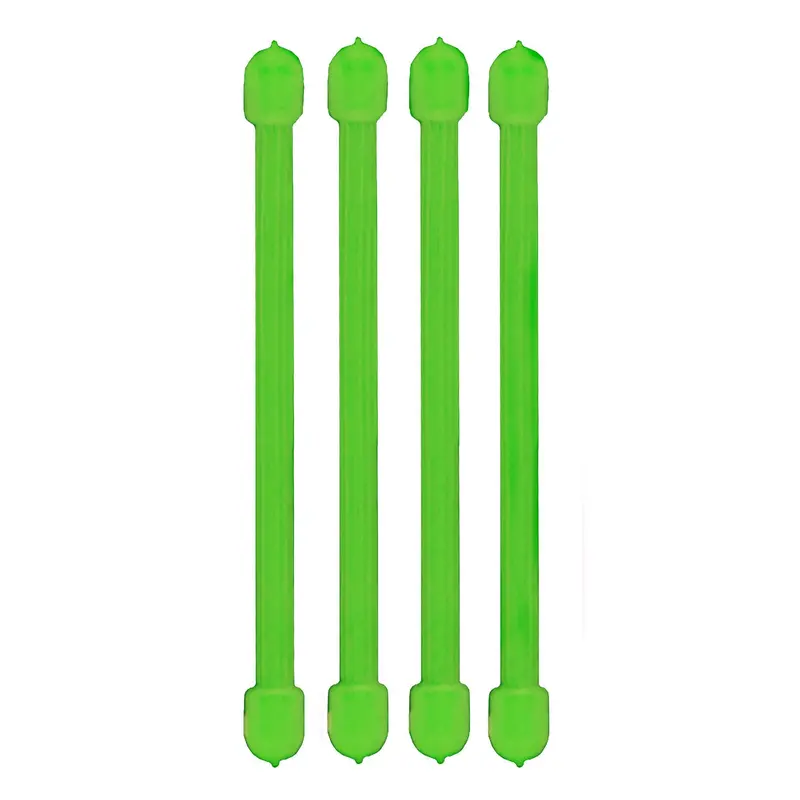 3-Inch Gear Tie Fastener – Lime Green (Pack Of 4) 1