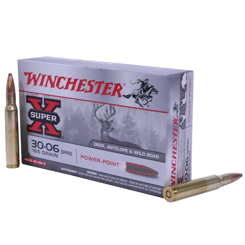 30-06 Springfield Ammo – Federal Super-X, 165 Grain Soft Point – Box Of 20 1