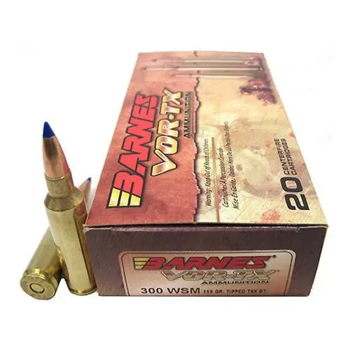 300 Win Short Magnum Vor-Tx Ammo – 150 Grain Tipped Triple-Shock X Bt (Lead-Free), 20-Round Box 1