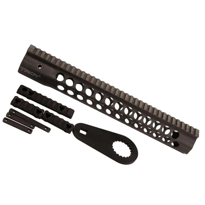.308 Dpms Hp Alpha Revo Rail – 13", Carbon Fiber Texture Black 1
