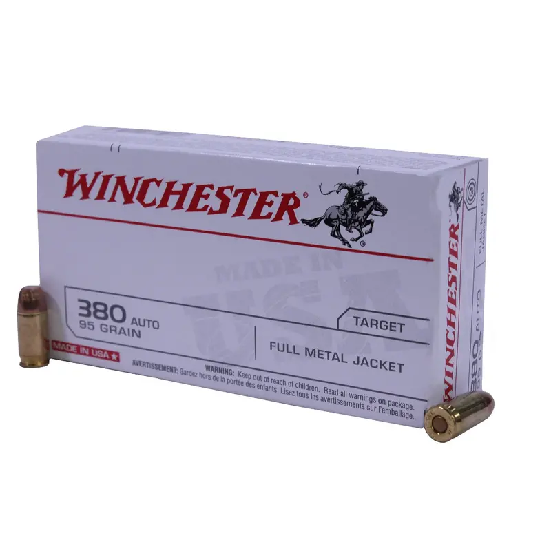 .380 Acp Ammo – 95-Grain Full Metal Jacket, 50-Round Package 1