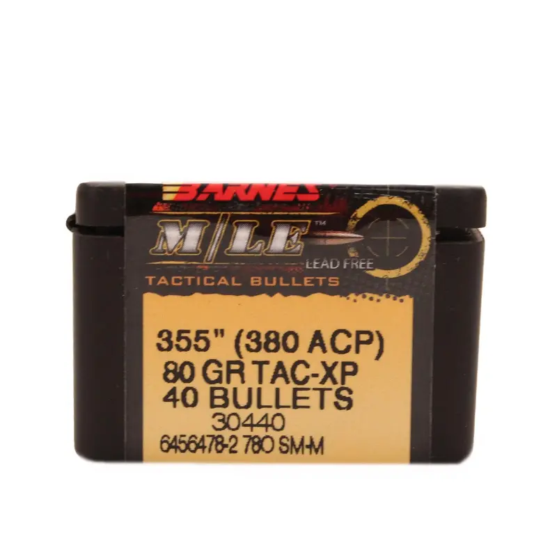 380 Acp Ammo – Tac-Xp 80-Grain Lead-Free Hollow Point (40 Ct) 1