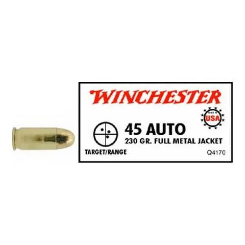 45 Acp Usa Military-Grade Ammo – 230 Grain Full Metal Jacket (Pack Of 50) 1