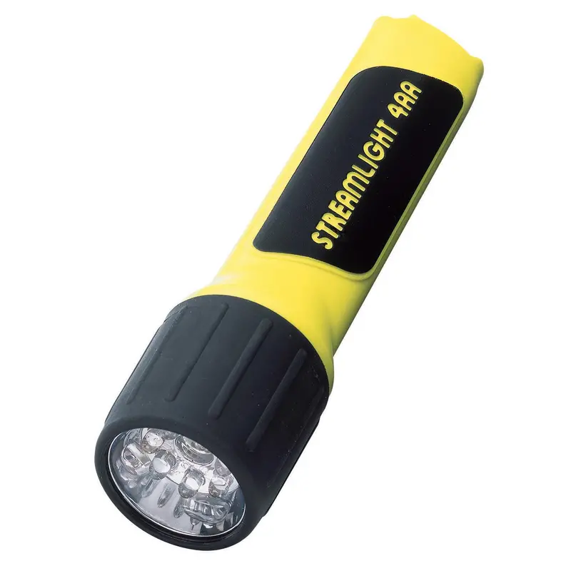 4Aa Led Flashlight – Yellow Housing, Pre-Installed Batteries, Clamshell Packaging 1