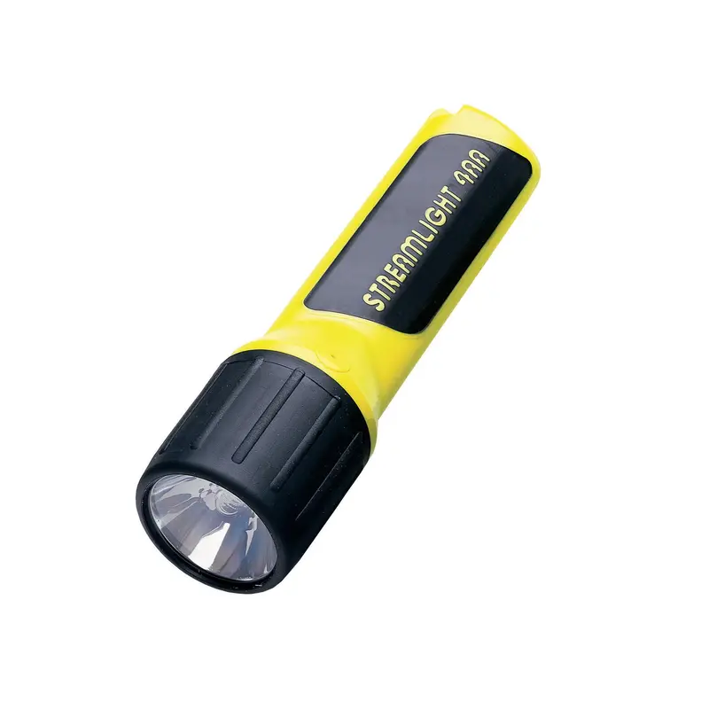 4Aa Led Flashlight – Yellow Housing With Alkaline Batteries (Boxed) 1