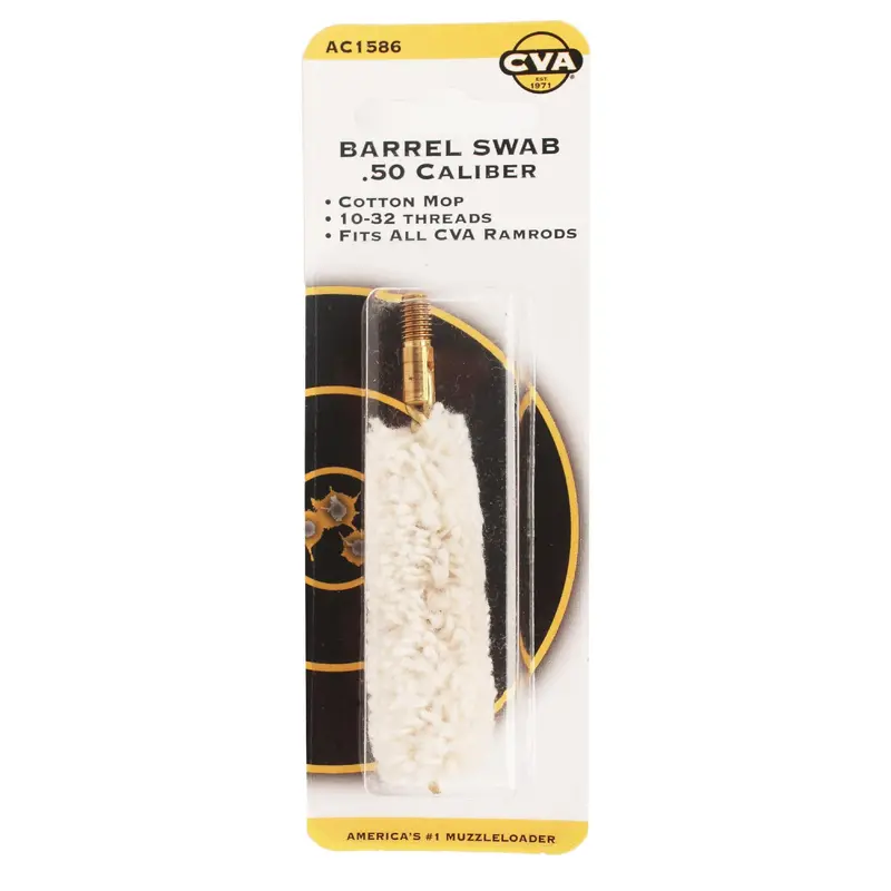 .50 Caliber Cotton Swab Bore Cleaner – Reusable Shaft Design 1
