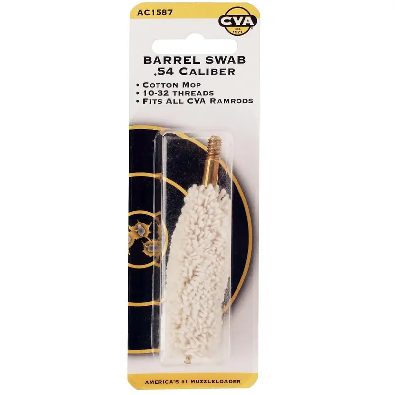 .54 Caliber Cotton Swab Bore Cleaner – Reusable Shaft Design 1
