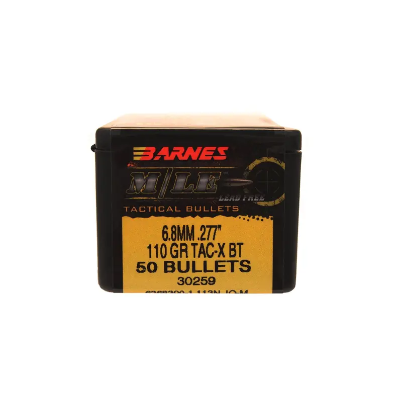6.8Mm Remington Spc Ammo – Tac-X 110-Grain Lead-Free Hollow Point Boat Tail (50 Ct) 1