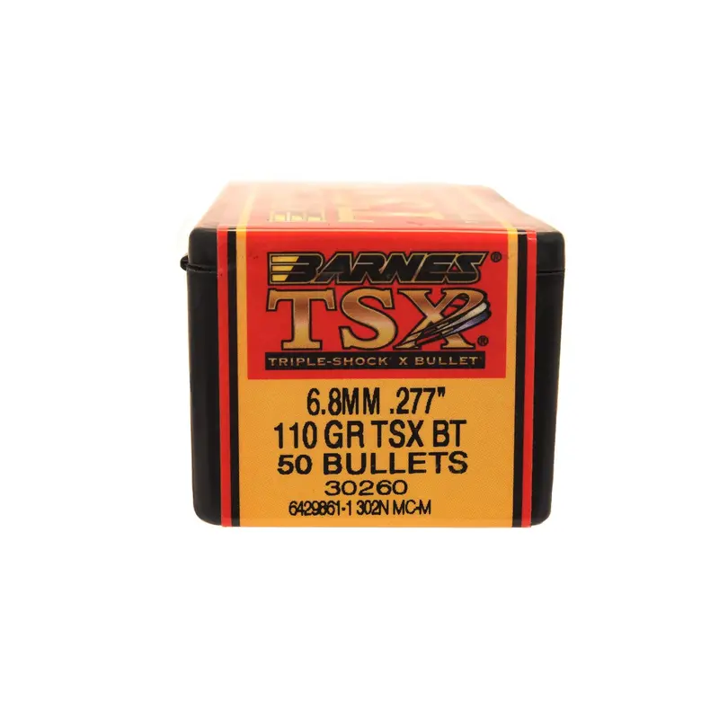 6.8Mm Remington Spc Caliber Bullets - Triple-Shock X, 110 Grains, Hollow Point Boat Tail Lead-Free, Per 50 1