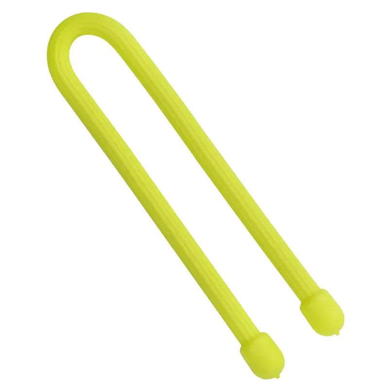 6-Inch Versatile Twist Tie – Neon Yellow (2-Pack) 1