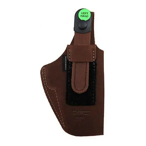 6D Deluxe Left-Hand Waistband Holster – Natural Suede, Size 13 1