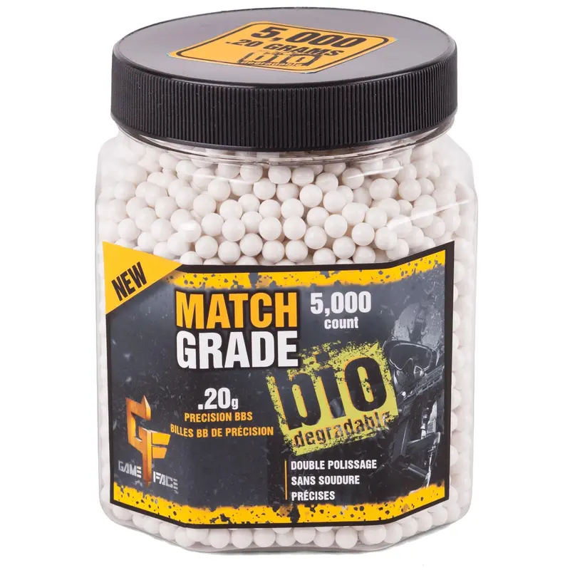 6Mm Biodegradable Match-Grade Bbs – .20 Grain, 5000-Pack 1