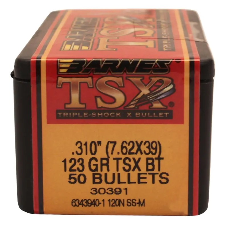 7.62X39Mm Triple-Shock X Hollow Point Boat Tail Ammo – 123-Grain Lead-Free (50-Pack) 1