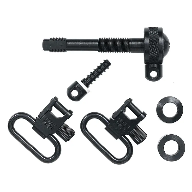 742 Es Swivel – 1-Inch Black Enhanced Stability Tactical Swivel 1