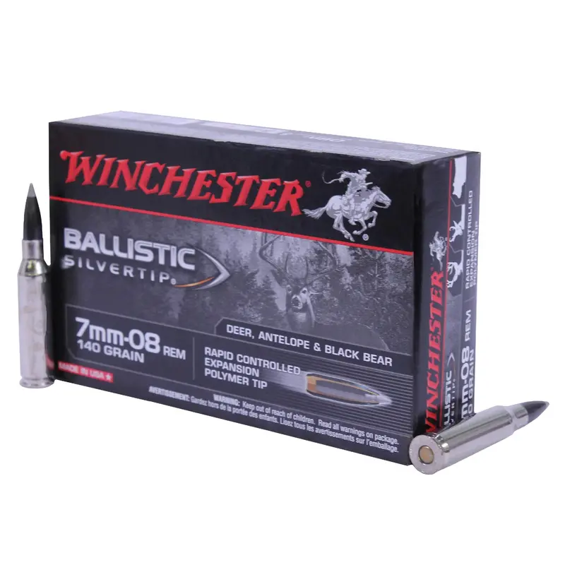7Mm-08 Remington Ammo – Federal Premium, 140-Grain Ballistic Silvertip, 20-Round Box 1