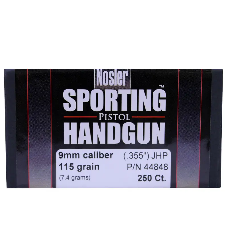 9Mm Jacketed Hollow Point Ammunition – 115-Grain Sporting Load, Pack Of 250 1