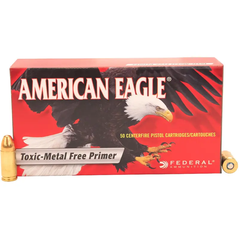 9Mm Luger American Eagle – 124 Grain Total Metal Jacket, Box Of 50 1