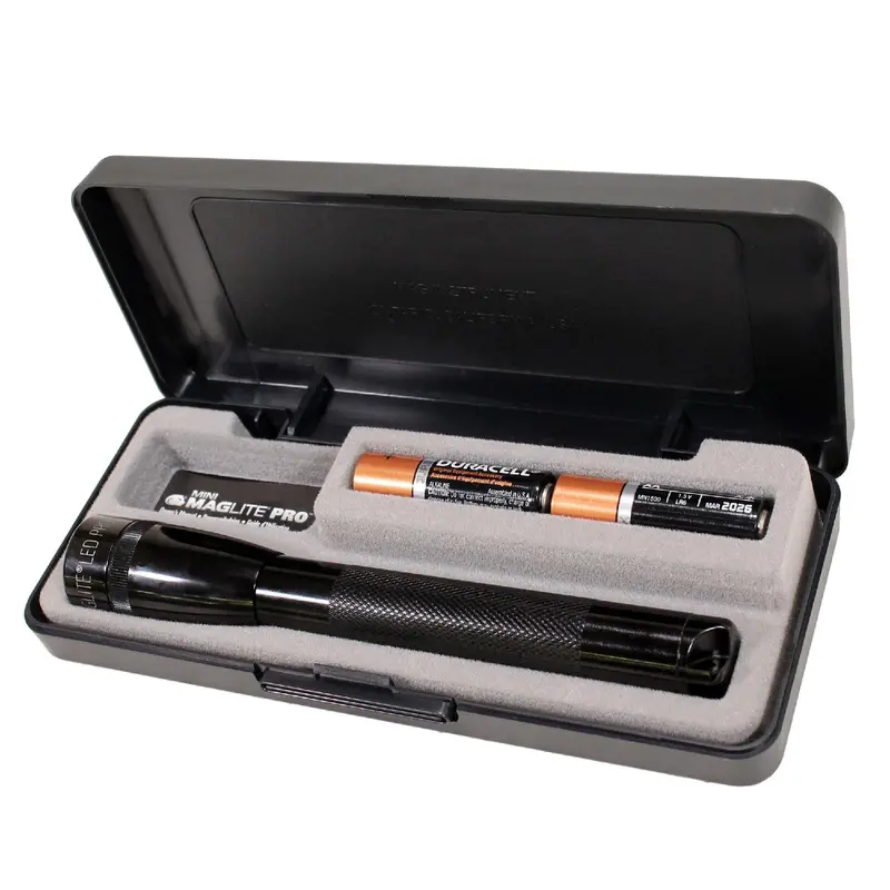 Aa Mini Led Pro Flashlight – Premium Presentation Box, Black 1