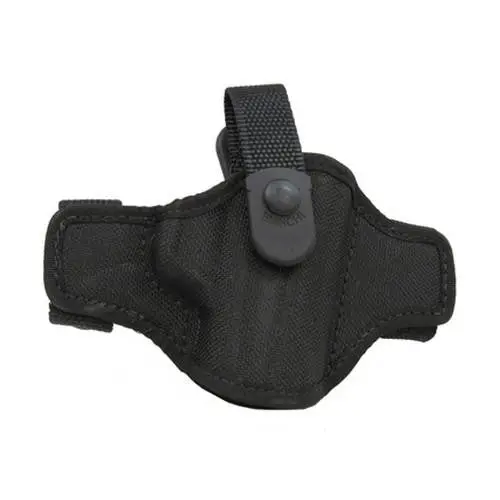 Accumold Model 7506 Belt Slide Holster With Thumbsnap – Plain Black, Size 14, Right-Hand Draw 1