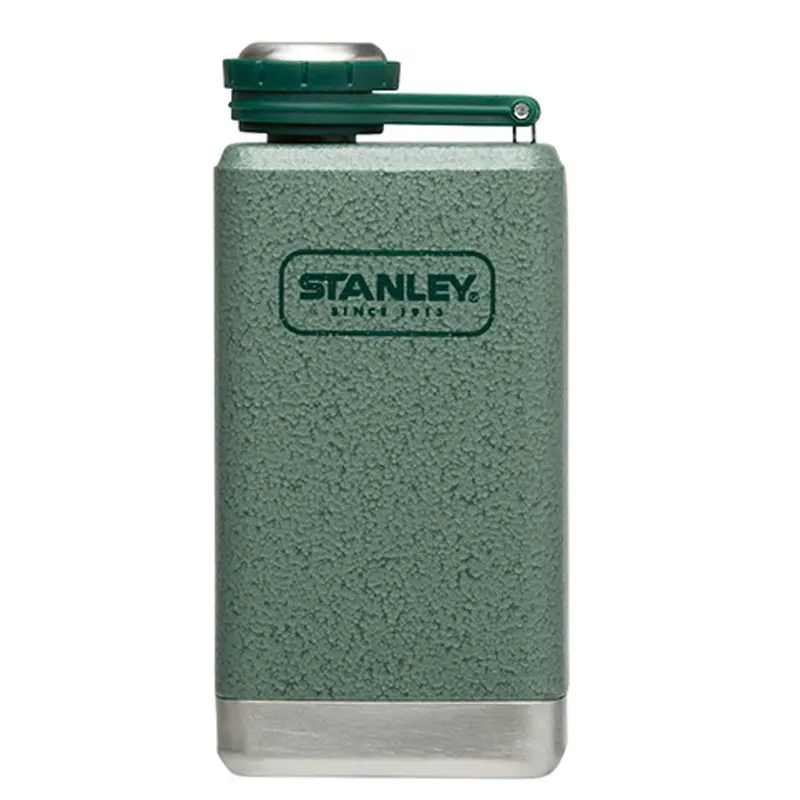 Adventure Green Stainless Steel Flask — 5 Oz Portable Design 1