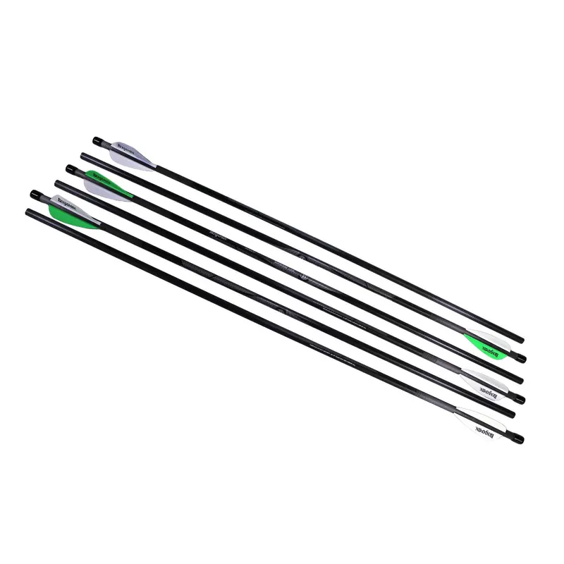 Airbow 250 Arrows – 26", 375 Gr, Carbon Fiber, 6-Pack 1