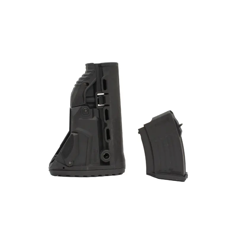 Ak-47 Survival Stock With Mag Pouch – Black Finish 1