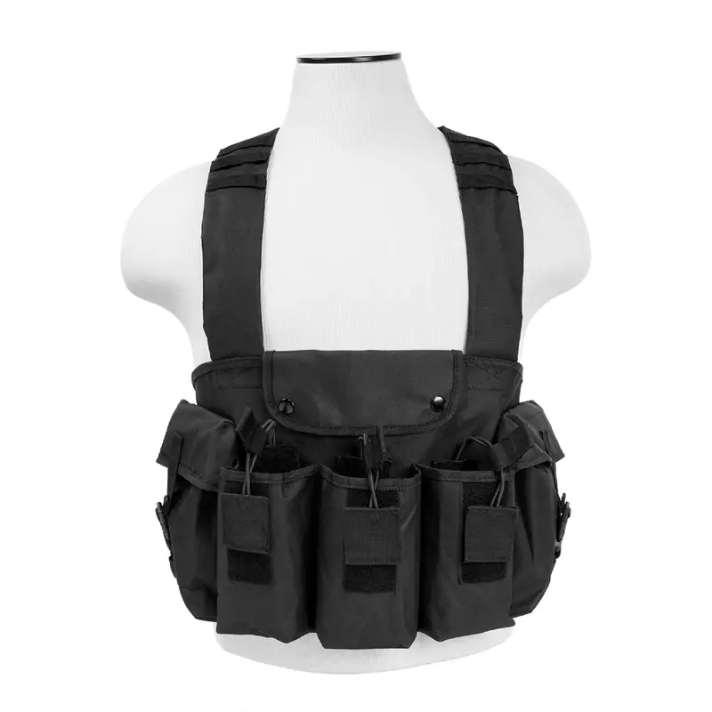 Ak-Style Chest Rig – Tactical Black 1