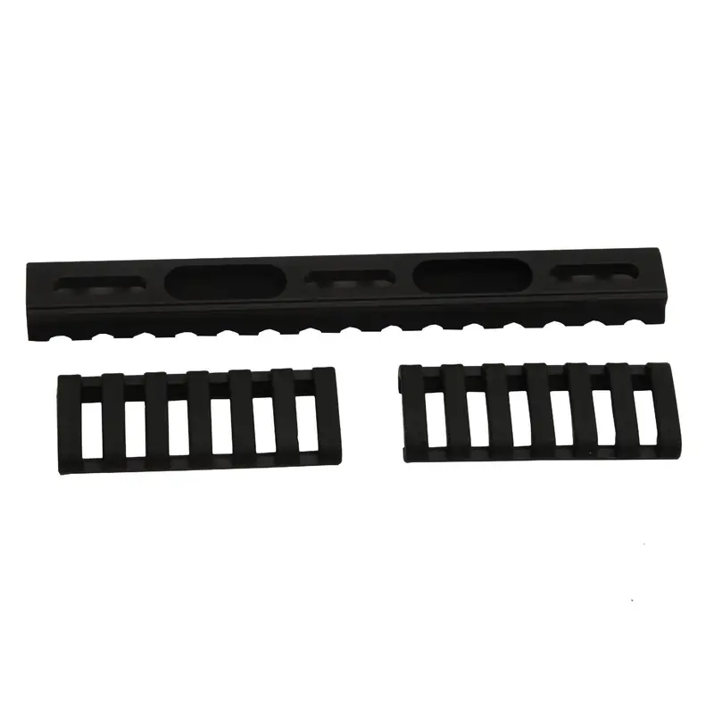 Aluminum Ump Rail – 15-Slot, 6-Inch Length With Ergonomic Rail Cover, Black 1
