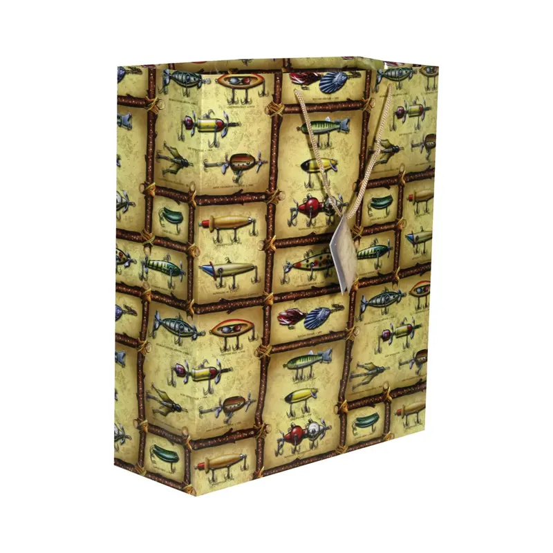 Antique Fishing Lure X-Large Gift Bag 1