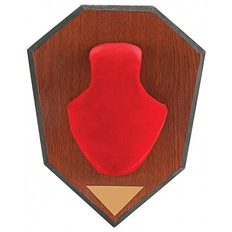Antler-Themed Mounting Kit With Red Skull Decorative Cover 1