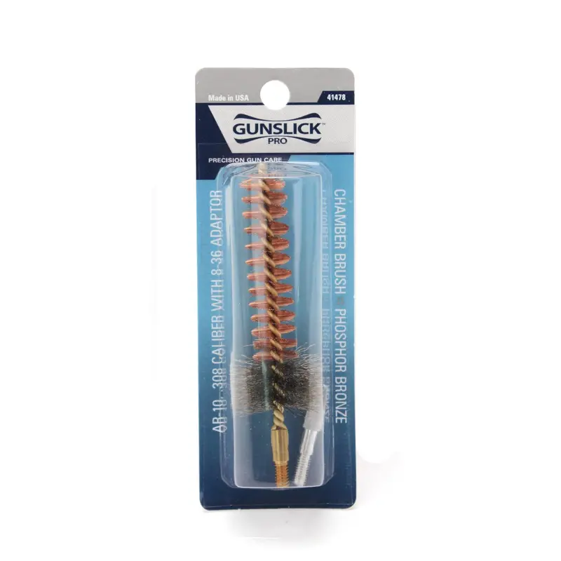 Ar-10 .308 Chamber Cleaning Brush – 8-36 Thread Adapter, Heavy-Duty Construction 1