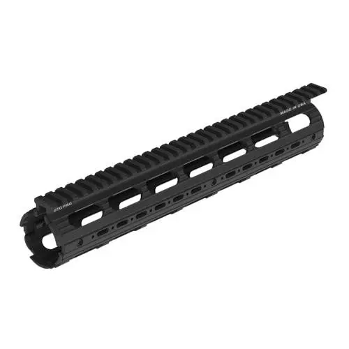 Ar-15 13-Inch Super-Slim Drop-In Handguard – Black Anodized Aluminum 1