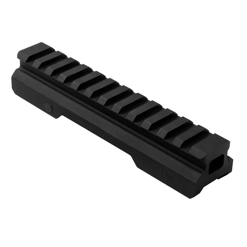 Ar-15 Gen2 3–4 Inch Riser Mount – Extended Length, Matte Black 1