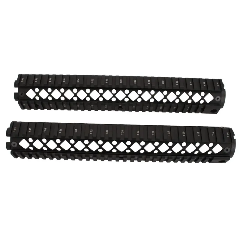 Ar-15 Rifle-Length Quad Rail Forend – Two-Piece Aluminum System 1